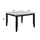 Acme Furniture Hussein DN01444 Counter Height Table with Marble Top IMAGE 17