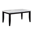Acme Furniture Hussein Dining Table with Marble Top DN01446 IMAGE 2