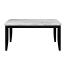 Acme Furniture Hussein Dining Table with Marble Top DN01446 IMAGE 3