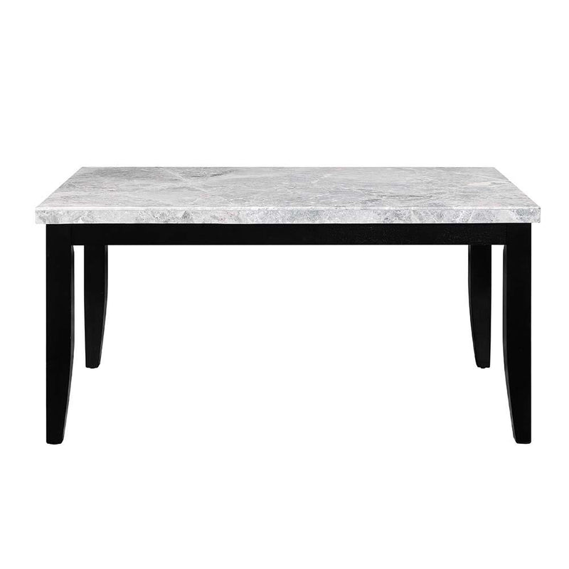 Acme Furniture Hussein Dining Table with Marble Top DN01446 IMAGE 3