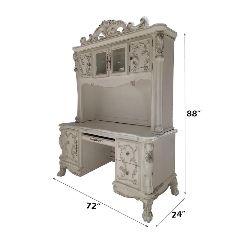 Acme Furniture Dresden OF01717 Computer Desk & Hutch IMAGE 6