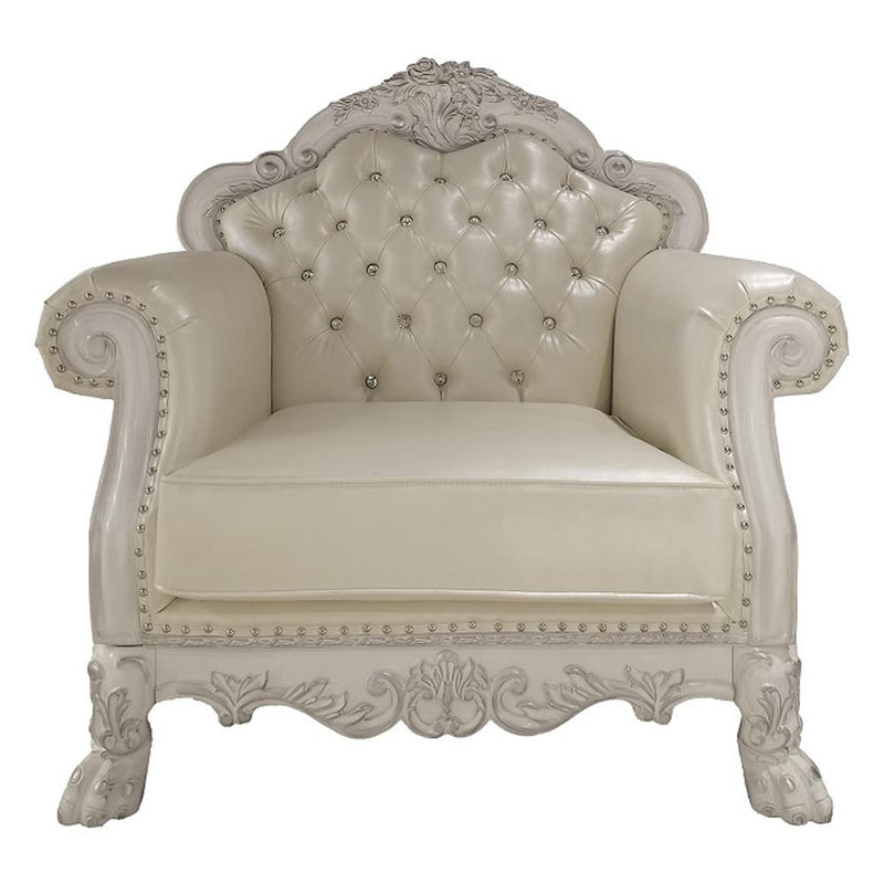 Acme Furniture Dresden Stationary Polyurethane Chair LV01690 IMAGE 3