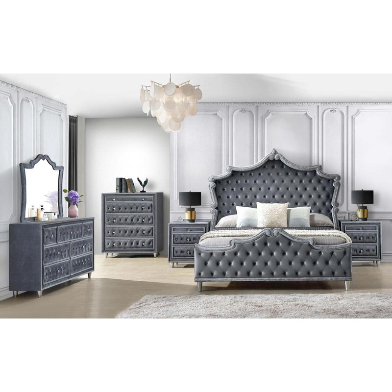 Coaster Furniture Queen Upholstered Panel Bed 223581Q IMAGE 2