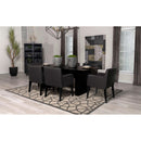  Coaster Furniture Catherine 106251 Rectangular 84-inch Wood Dining Table - Black IMAGE 2