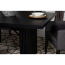  Coaster Furniture Catherine 106251 Rectangular 84-inch Wood Dining Table - Black IMAGE 9