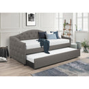  Coaster Furniture Sadie 300638 Upholstered Twin Daybed with Trundle - Grey IMAGE 2