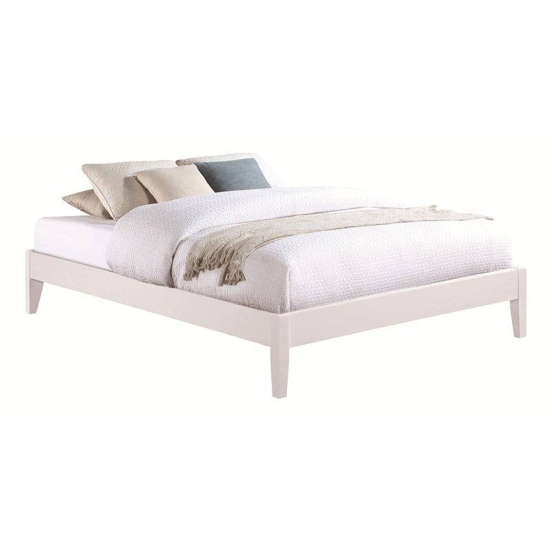 Coaster Furniture Hounslow 306128KE King Platform Bed - White IMAGE 1