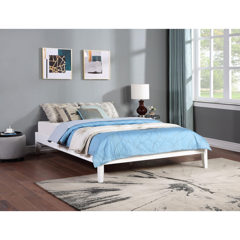 Coaster Furniture Hounslow 306128KE King Platform Bed - White IMAGE 2