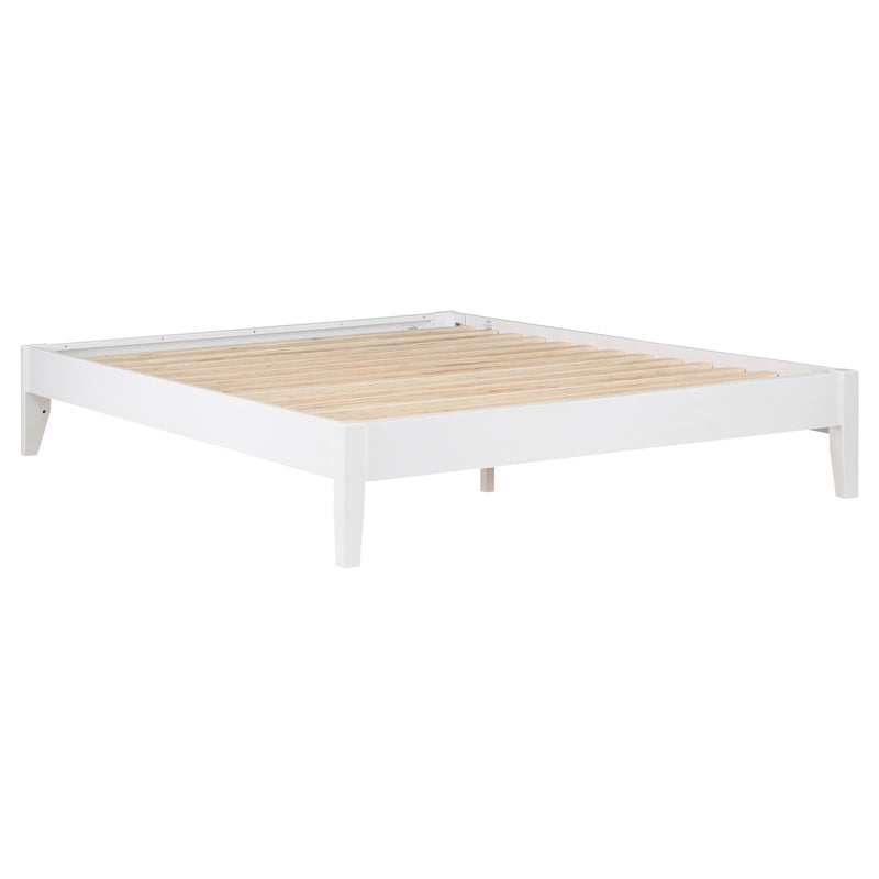 Coaster Furniture Hounslow 306128KE King Platform Bed - White IMAGE 3