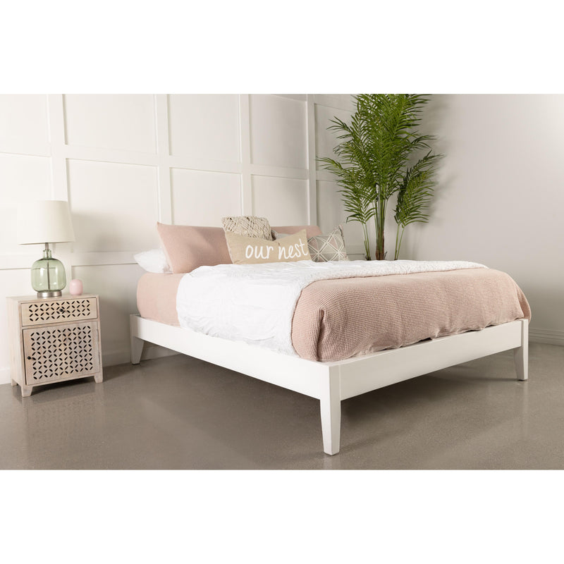 Coaster Furniture Hounslow 306128KE King Platform Bed - White IMAGE 8