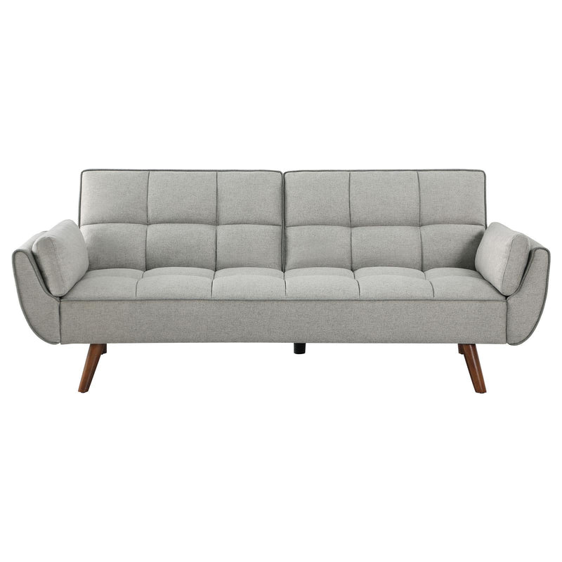  Coaster Furniture Caufield 360096 Upholstered Tufted Convertible Sofa Bed - Grey IMAGE 5