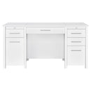 Coaster Furniture Dylan 801573 4-Drawer Lift Top Office Desk - White IMAGE 3