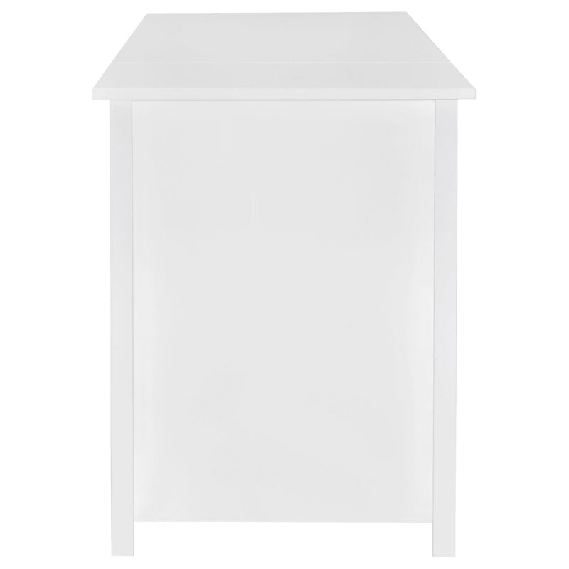 Coaster Furniture Dylan 801573 4-Drawer Lift Top Office Desk - White IMAGE 4
