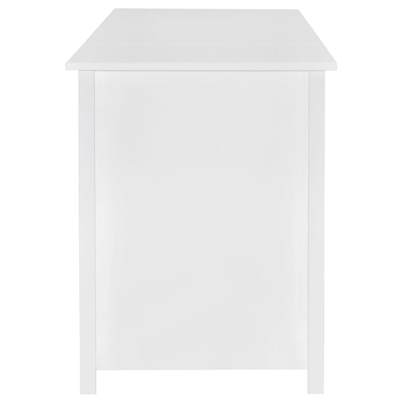 Coaster Furniture Dylan 801573 4-Drawer Lift Top Office Desk - White IMAGE 8
