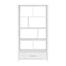 Coaster Furniture Dylan 801574 Rectangular 8-Shelf Bookcase - White IMAGE 4