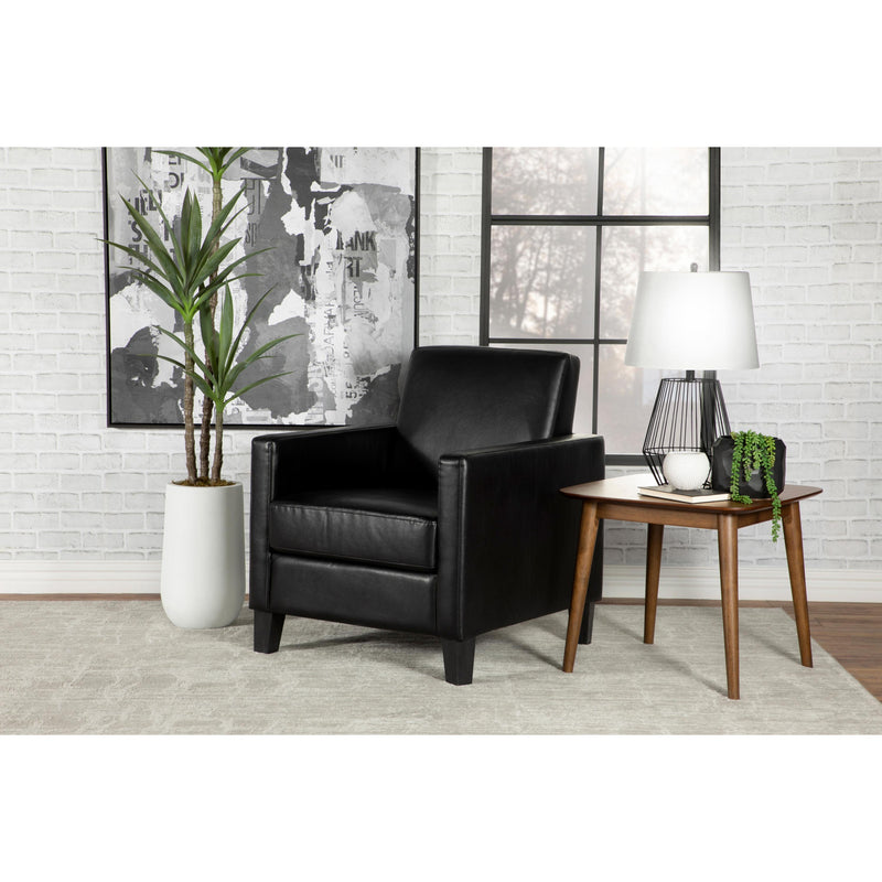 Coaster Furniture Julio Stationary Leatherette Accent Chair 909478 IMAGE 2