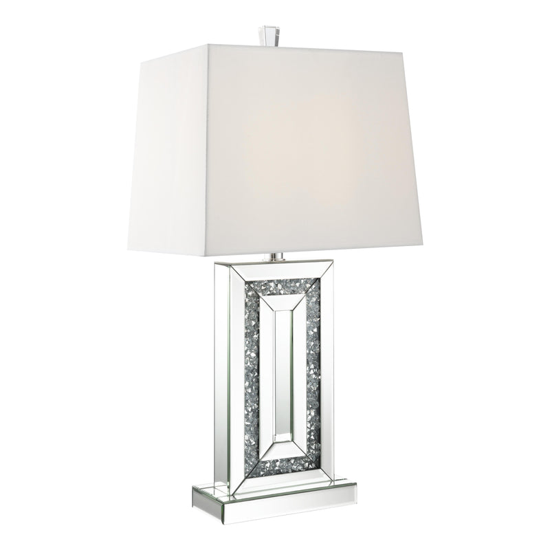  Coaster Furniture Ayelet 923288 30-inch Tapered Shade Mirrored Table Lamp - Silver IMAGE 1
