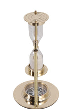 EV23497 8” Quill Gold Metal Hourglass Sand-timer