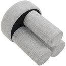 Meridian Larson Grey Polyester Fabric Ottoman/Stool IMAGE 5