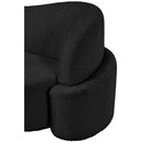 Meridian Principessa Black Boucle Fabric Chair IMAGE 11