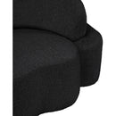 Meridian Principessa Black Boucle Fabric Chair IMAGE 9