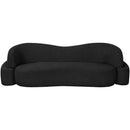 Meridian Principessa Black Boucle Fabric Sofa IMAGE 4