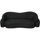 Meridian Principessa Black Boucle Fabric Sofa IMAGE 5