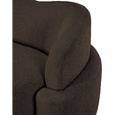 Meridian Principessa Brown Boucle Fabric Chair IMAGE 10
