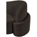 Meridian Principessa Brown Boucle Fabric Chair IMAGE 11