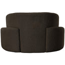 Meridian Principessa Brown Boucle Fabric Chair IMAGE 3