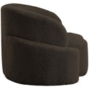 Meridian Principessa Brown Boucle Fabric Chair IMAGE 7