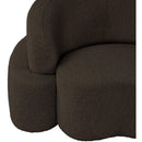 Meridian Principessa Brown Boucle Fabric Chair IMAGE 8