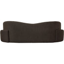 Meridian Principessa Brown Boucle Fabric Sofa IMAGE 3