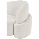 Meridian Principessa Cream Boucle Fabric Chair IMAGE 11