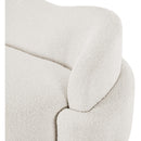 Meridian Principessa Cream Boucle Fabric Sofa IMAGE 10