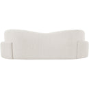Meridian Principessa Cream Boucle Fabric Sofa IMAGE 3