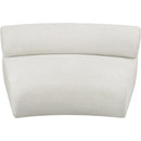 Meridian Bale Cream Chenille Fabric Modular Chair IMAGE 5