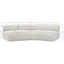 Meridian Bale Cream Chenille Fabric Modular Sofa IMAGE 11
