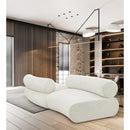 Meridian Bale Cream Chenille Fabric Modular Sofa IMAGE 2