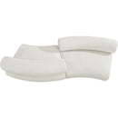 Meridian Bale Cream Chenille Fabric Modular Sofa IMAGE 4