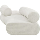 Meridian Bale Cream Chenille Fabric Modular Sofa IMAGE 5