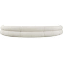 Meridian Bale Cream Chenille Fabric Modular Sofa IMAGE 3