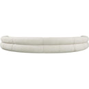 Meridian Bale Cream Chenille Fabric Modular Sofa IMAGE 3