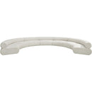 Meridian Bale Cream Chenille Fabric Modular Sofa IMAGE 4
