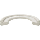 Meridian Bale Cream Chenille Fabric Modular Sofa IMAGE 5