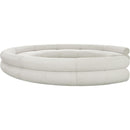 Meridian Bale Cream Chenille Fabric Modular Sofa IMAGE 7