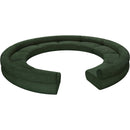 Meridian Bale Green Chenille Fabric Modular Sofa IMAGE 6