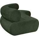 Meridian Bale Green Chenille Fabric Modular Sofa IMAGE 7
