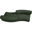Meridian Bale Green Chenille Fabric Modular Sofa IMAGE 4