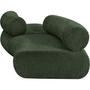 Meridian Bale Green Chenille Fabric Modular Sofa IMAGE 5